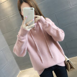 女式时尚针织毛衣9545(粉红色 均码)