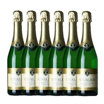 【法国阿尔岱雪起泡酒葡萄酒】法国原装进口皇室起泡酒cavalier 750ml
