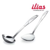 法国ilias伊利亚斯 进口材质 不锈钢锅铲钢铲汤勺2件套