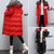 2018冬季新款外套中长款保暖两面穿韩版厚款棉服女(G13两面穿大红色 3XL)