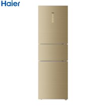 海尔(Haier)三门冰箱家用变频风冷无霜干湿分储中门宽幅变温区节能静音一级能效送货上门全国联保BCD-225WDGK(金色 225L)