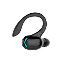 新款F8单耳挂耳式蓝牙耳机跑步运动商务耳塞入耳式立体声耳机(黑色 F8蓝牙耳机)