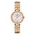 天梭(TISSOT)瑞士手表 弗拉明戈系列石英机芯 玫瑰金钢带女表女士商务T094.210.33.111.01(玫瑰金色)