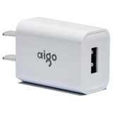 aigo 电源适配器ADP01 标准USB 5V、1A输出 白色 北京爱国者新能源科技发展有限公司出品