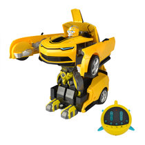 双鹰 遥控车变形玩具机器人对战模型充电跑车 儿童汽车男孩礼物漂移赛车(E548遥控变形对战-科迈罗)