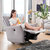 左右科技布单人位小户型沙发现代北欧布艺懒人躺功能单椅DZY5056(单椅电动版 ZY0234015冰川灰 单人位)