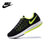 耐克登月跑鞋32代Nike MAX 新款皮网面透气男女鞋情侣训练跑步鞋(32代919黑绿 45)