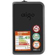 aigo/爱国者移动硬盘 HD806 USB3.0数据线 抗震防摔移动硬盘(1TB)