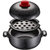 苏泊尔（SUPOR）新款星星石系列 养生陶瓷煲砂锅 蒸煮两用带蒸屉 多功能汤锅 燃气灶明火适用 3升/L容量TB30N1(黑色 热销)