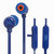 JBL T110BT 无线耳机蓝牙 入耳式运动耳机耳麦 苹果安卓通用磁吸式耳机 蓝色
