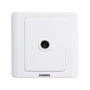 西门子（SIEMENS）远景单联电视插座 5TG01111CC1 （雅白色）ＴＶ 有线 插座面板