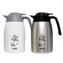 THERMOS膳魔师不锈钢户外运动旅行保温壶THV-1501SBK(SL) 1500ML 银色
