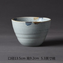 艺家釉下彩日式陶瓷碗个性餐具套装吃面碗家用面条碗饭碗汤碗创意(浅绿色 默认版本)
