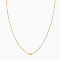 麻花链条简约时尚独特 · 马琳结项链 18K镀金(金色 链长：41 cm)