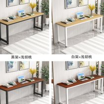 云艳长条桌简约长方形桌子简易电脑窄桌圆角书桌YY-956(180*40*74)