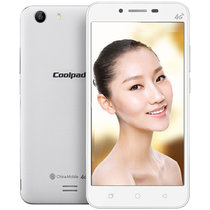 酷派（Coolpad）8721 移动4G手机/5721电信4G版4000毫安大电池双卡双待5.0英寸屏四核CPU智能手机(白色)