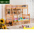 卡富丹家具 现代中式榉木母子床二层床1.5米实木高低床双层床上下铺儿童子母床529
