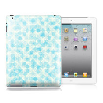 SkinAT淡蓝iPad23G/iPad34G背面保护彩贴