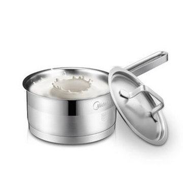 美的(midea) tg16n1 炊具 奶锅小汤锅 不锈钢不粘炖锅