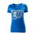阿玛尼Emporio Armani女装纯棉短袖T恤女式印花性感圆领半袖t恤(蓝色 S)
