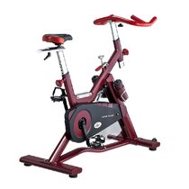 艾威BC4680商用皮带动感单车 专业健身房训练器材 室内静音脚踏自行车(红色 动感单车)