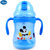 迪士尼米奇婴幼儿软吸管杯带手柄儿童5806水杯宝宝学饮杯360ML(5806米奇蓝)