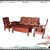 红木家具红木沙发五件套实木沙发客厅组合万字非洲黄花梨木