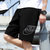 Nike/耐克男裤新款宽松舒适透气梭织休闲五分裤跑步训练运动短裤DB3811-010(黑色 L)