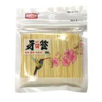 新鲜生活竹牙签（小袋装）196支 火锅食材