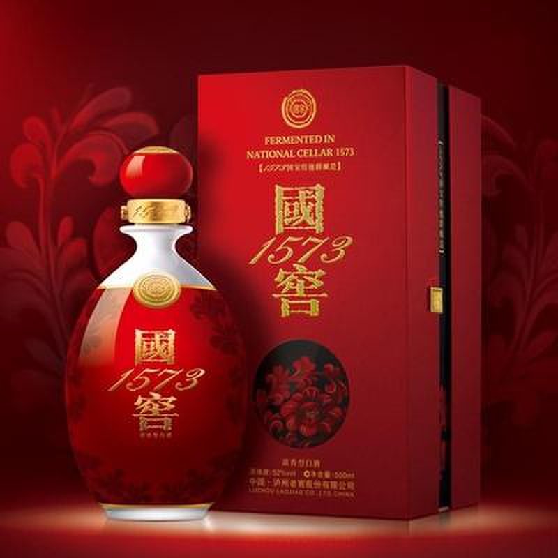 泸州老窖旗舰店国窖1573鸿运56838度浓香型低度500ml中国名酒