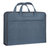 杰利男士包 定制手提包大容量休闲文件包办公商务公文包印刷logo(蓝色)