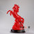 中国龙瓷 马摆件马到成功*工艺品办公书桌商务礼品家居装饰 红瓷器开业礼品德化陶瓷ZGH0153