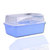 臻酷 欧式厨房家用餐具碗碟架 大号塑料沥水收纳碗柜(蓝色)