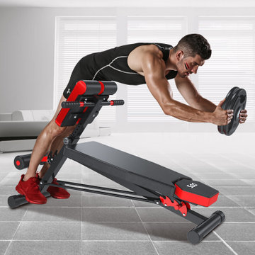 多德士哑铃凳罗马凳多功能罗马椅山羊挺身健身椅仰卧起坐家用健身器材