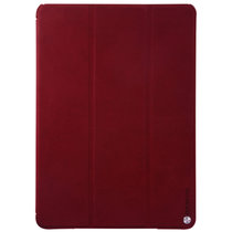 倍思 Apple IPad Air 雅格简约系列三折磨砂皮套  Ipad Air保护套 红色
