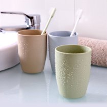 牙缸杯 创意 韩国可爱学生少女牙桶简约牙筒韩版家用漱口杯情侣刷(空白杯子)