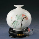 中国龙瓷 花瓶开业礼品家居装饰办公客厅瓷器摆件*工艺商务礼品德化手绘陶瓷SHC0059SHC0059