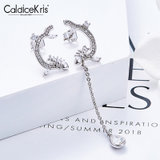 CaldiceKris （中国CK）约蚂蚁耳钉玫瑰金耳环CK-SS1893(白金色)