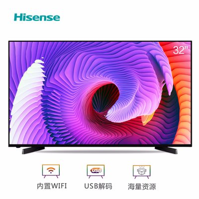 海信(Hisense) LED32EC270W 32英寸 高清 网络电视 黑