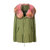 MR&MRS ITALY女士绿色迷你派克大衣粉色皮草帽沿P1001SC2-C4026M码拼色 时尚百搭