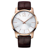 卡文克莱(CK)手表CITY系列石英表 时尚休闲情侣对表K2G21107(男款K2G21629)