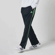 adidas阿迪达斯运动裤男士长裤 休闲男裤舒适透气耐磨长裤直筒裤 TR40P-BGN(黑色 3XL)