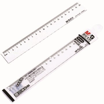 晨光arl9600420cm塑料直尺计价单位把透明