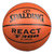 斯伯丁7号篮球专业比赛TF300 REACT室内室外76-846Y(桔色 7号球)
