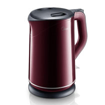 美的（Midea）QJ1501a 电热水壶（1.5L 双层保温防烫 防溢 自动断电 食品级不锈钢无缝内胆）