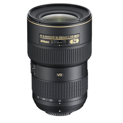 尼康（Nikon） AF-S 16-35mm f/4G ED VR 防抖镜头 黑色 广角镜头(套餐三)