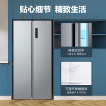 美的(Midea)470升 对开电冰箱双开门智能家电双变频风冷无霜一级能效节能省电 BCD-470WKPZM(E)(银色 470升)