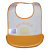 黄色小鸭 携带式防水围兜 婴儿围嘴 宝宝饭兜 810685(无色 均码)