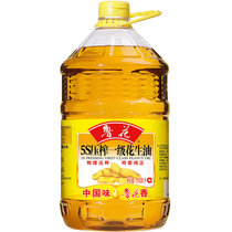 鲁花 食用油 5S压榨一级花生油 5.436L 物理压榨 特香纯正（新老包装随机发放）