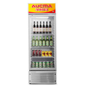 澳柯玛(AUCMA)SC-187 187升单温冷藏 立式展示冰柜 饮料柜 茶叶柜 保鲜柜 冰吧 商用玻璃门展示 节能省电